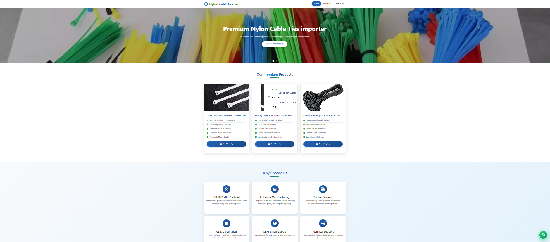 nyloncableties front