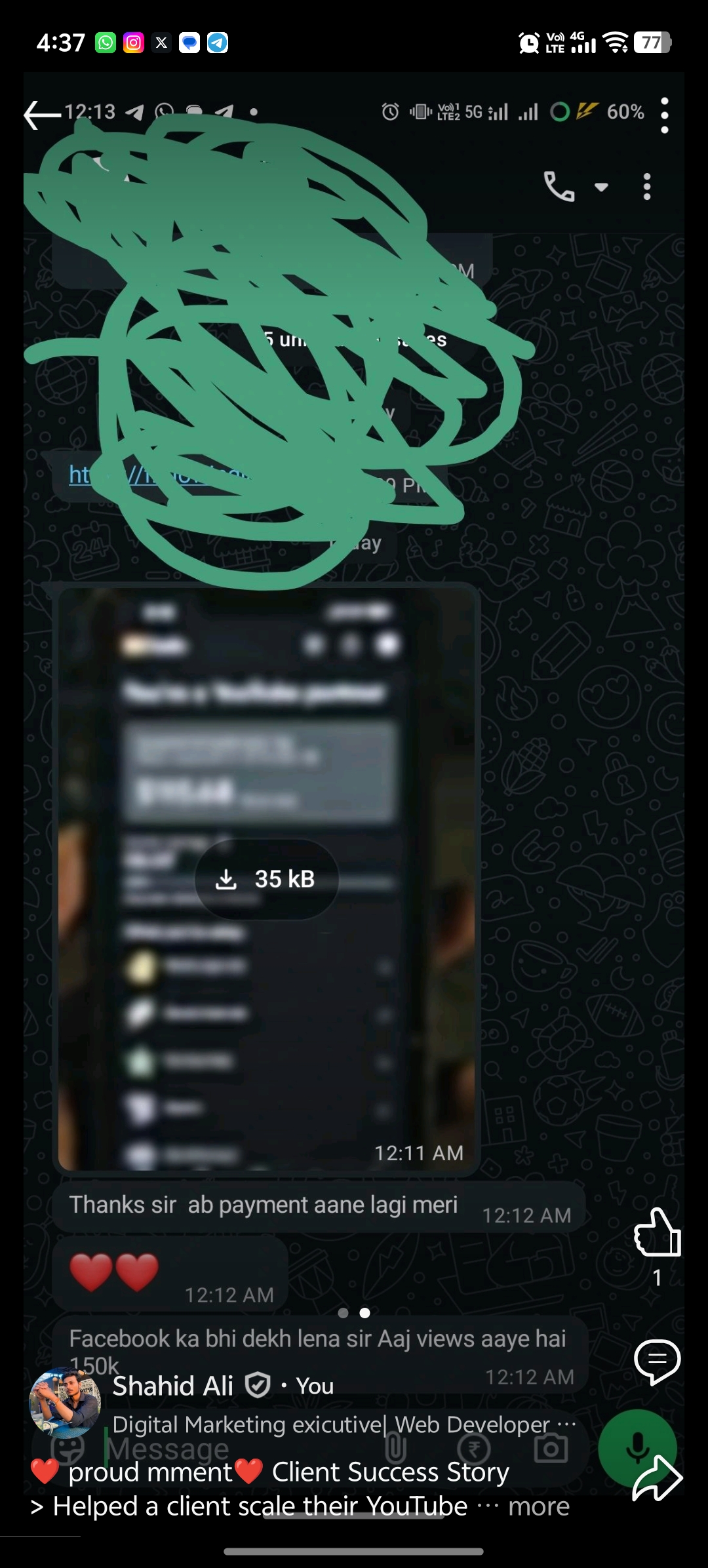 YouTube proof screenshot 2